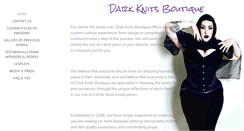Desktop Screenshot of darkknits.ca